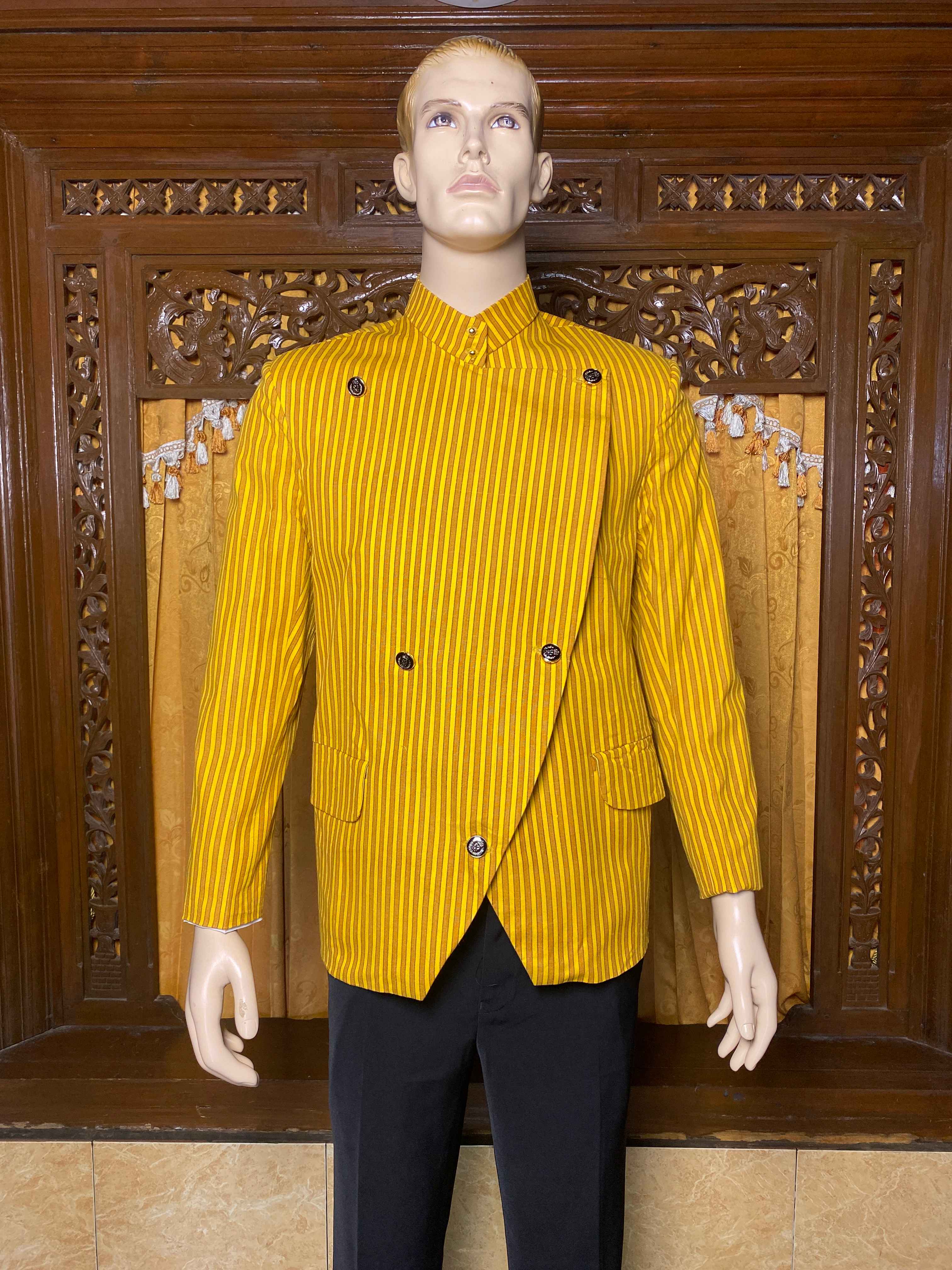 beskap landung lurik